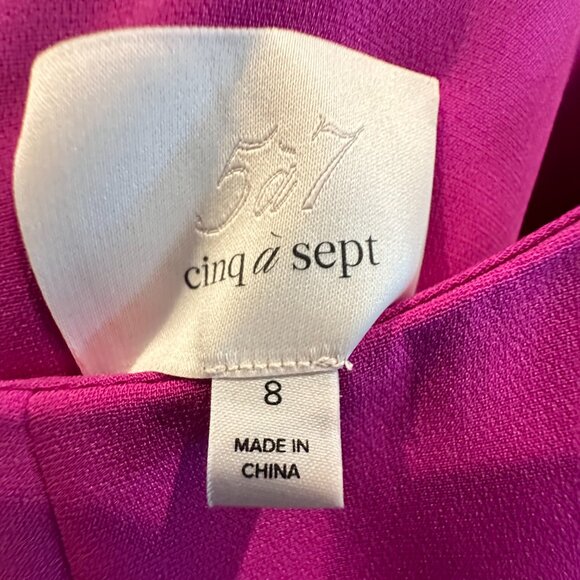 Cinq a Sept Fynn Dress Vibrant Plum size 8 - Picture 11 of 11